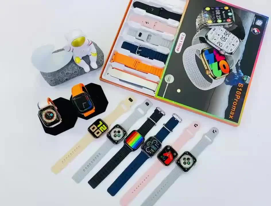 Series 9 Smart Watch 7 Straps ( Premium Watch ) New Edition